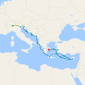 Lake Como & Venice Stays with Mediterranean, Greek Isles and Adriatic