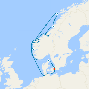 A Journey of Nordic Sensory Wonders & Wild Mountain Ranges from Copenhagen with Stay