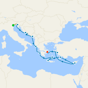 Mediterranean with Greek Isles & Adriatic with Venice and Athens Stays