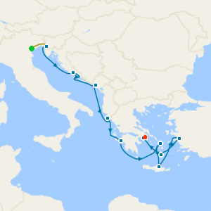 Mediterranean with Greek Isles & Adriatic with Venice and Athens Stays