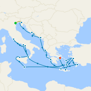 The Best of the Mediterranean with Venice and Athens Stays