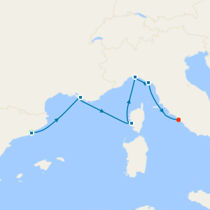 Western Mediterranean with Italy from Barcelona with Stay