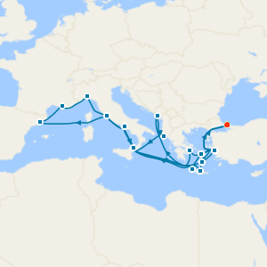 The Best of the Mediterranean from Istanbul with Stay