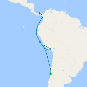 Ancient Kingdoms and Natural Treasures from Valparaiso to Panama City