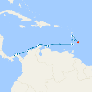Pristine Islands of the Caribbean & the Panama Canal from Panama City