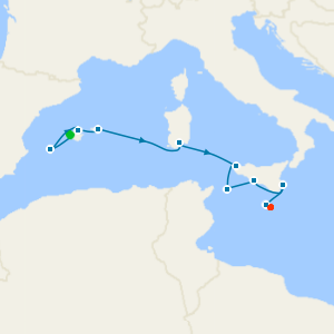Jewels of the Mediterranean from Palma de Mallorca to Valletta