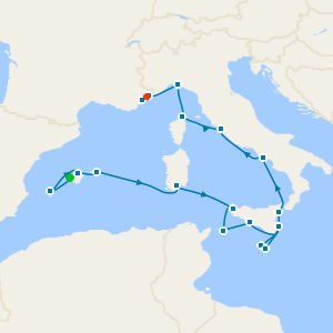Ultimate Mediterranean in Depth from Palma de Mallorca to Nice