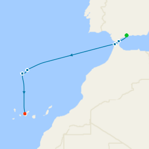 Canary Islands from Malaga