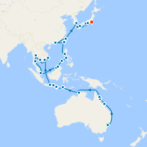 Grand Oceania & Asian Empires from Sydney to Tokyo with Stays