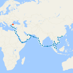 Grand Dynasties to Pharaohs fr. Hong Kong to Istanbul with 1 Nt Stay