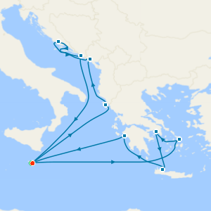 Mediterranean Adventurer from Malta with Stay