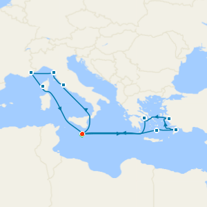 Mediterranean Adventurer from Malta with Stay