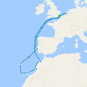 Canary Island Enchantment with Morocco and Madeira cruise from Dover