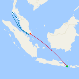 Balinese Delights, Singapore Sights, Penang, Phuket & Langkawi with Stays