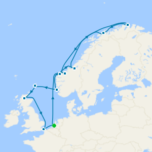 Arctic Circle Solstice with History Channel cruise from Rotterdam