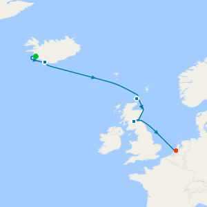 Viking Trails and Celtic Origins with History Channel cruise from Reykjavik to Rotterdam