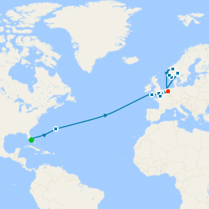 Norwegian Fjords Crossing with History Channel from Fort Lauderdale