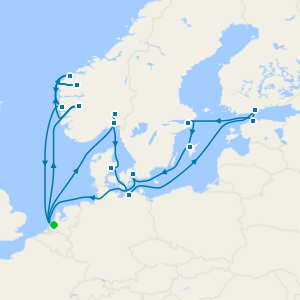 Scandinavian Capitals and Fjords with History Channel cruise from Rotterdam