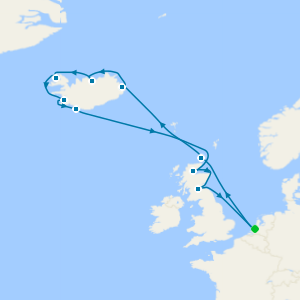 Iceland Fjords & Celtic Origins with History Channel from Rotterdam