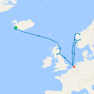 Celtic Origins and Norway Fjords with History Channel cruise from Reykjavik to Rotterdam