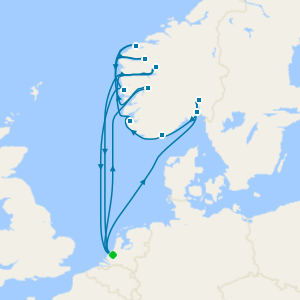 Norwegian Fjords & Nordfjord with History Channel from Rotterdam
