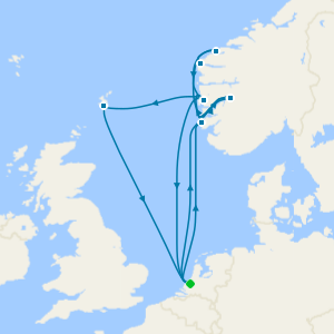 Norwegian Fjords & Scotland with History Channel from Rotterdam