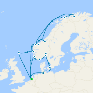 Norway Fjords & Northern Lights with History Channel from Rotterdam