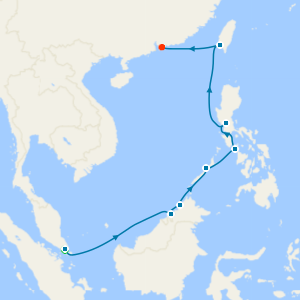 Palms & Pagodas fr. Singapore to Hong Kong with 1 Nt Stay