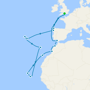 Spain, Portugal, Cape Verde and Morocco cruise from Southampton