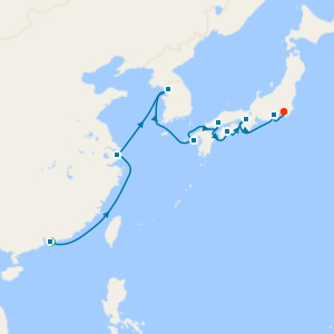 Koi Ponds to Kimonos fr. Hong Kong to Tokyo with 1 Nt Stay