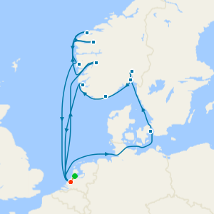 History Channel: Norwegian Fjords & Copenhagen with Amsterdam Stay