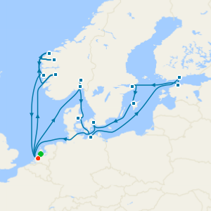 History Channel: Scandinavian Capitals & Fjords with Amsterdam Stay