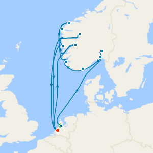 History Channel: Norwegian Fjords & Oslofjord from Amsterdam with Stay