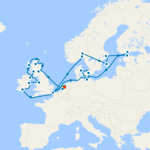 British Isles & Scandinavian Capitals from Rotterdam with Amsterdam Stay