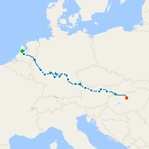 Magnificent Europe river cruise from Amsterdam to Budapest