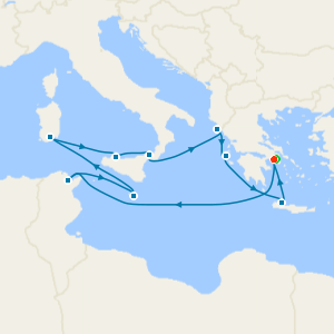 Mediterranean Solar Eclipse with Malta Overnight from Athens with Stay
