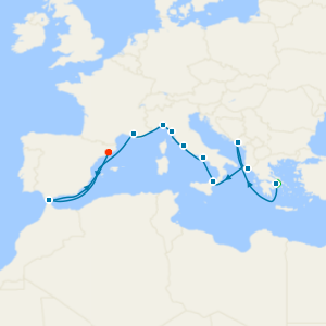 History Channel: Western Mediterranean from Athens with Stay
