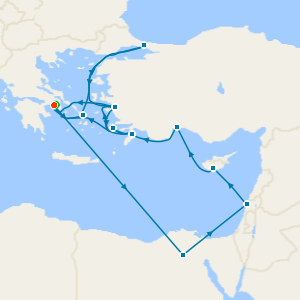 Greek Isles with Istanbul, Rhodes & Egypt from Athens with Stay