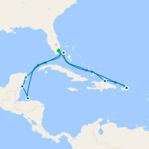 Caribbean and Bahamas cruise from Miami