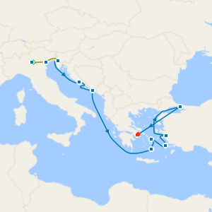 Lake Como, Venice & Athens Stays with Mediterranean Splendor