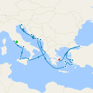 French Riviera & Dubrovnik with Rome and Athens Stays