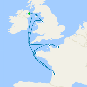 Classic French Escapes: Bordeaux, Brest, Cherbourg & Honfleur from Belfast