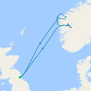 Autumnal Landscapes of Norway's Fjords from Newcastle