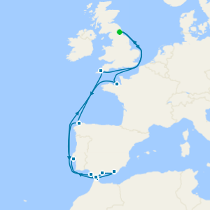 Autumn Mediterranean & Iberia Sailing from Newcastle