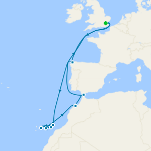 Christmas & New Year Voyage to Canaries & Madeira from Tilbury