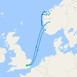 Majestic Mountains & Mystical Fjords of Norway from Tilbury