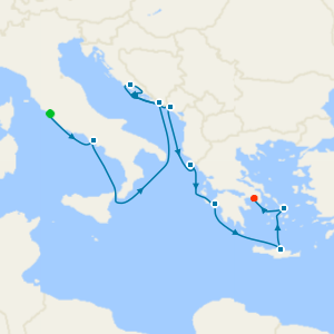 Adriatic & Aegean Fly Cruise from Rome to Athens