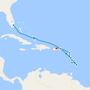 Tropical Passage from Miami to San Juan with Stay