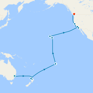 Sydney Stay, Hunter Valley Vineyards & South Pacific Crossing to Vancouver