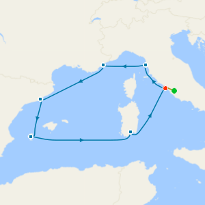 Italy, France & Spain from Rome with Stay